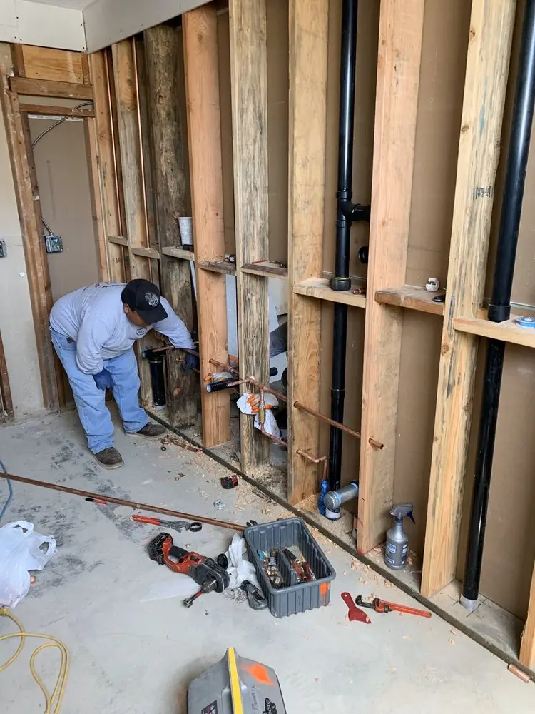 Commercial rough-in plumbing for Trenchless Sewer Repair in Paseo Pointe